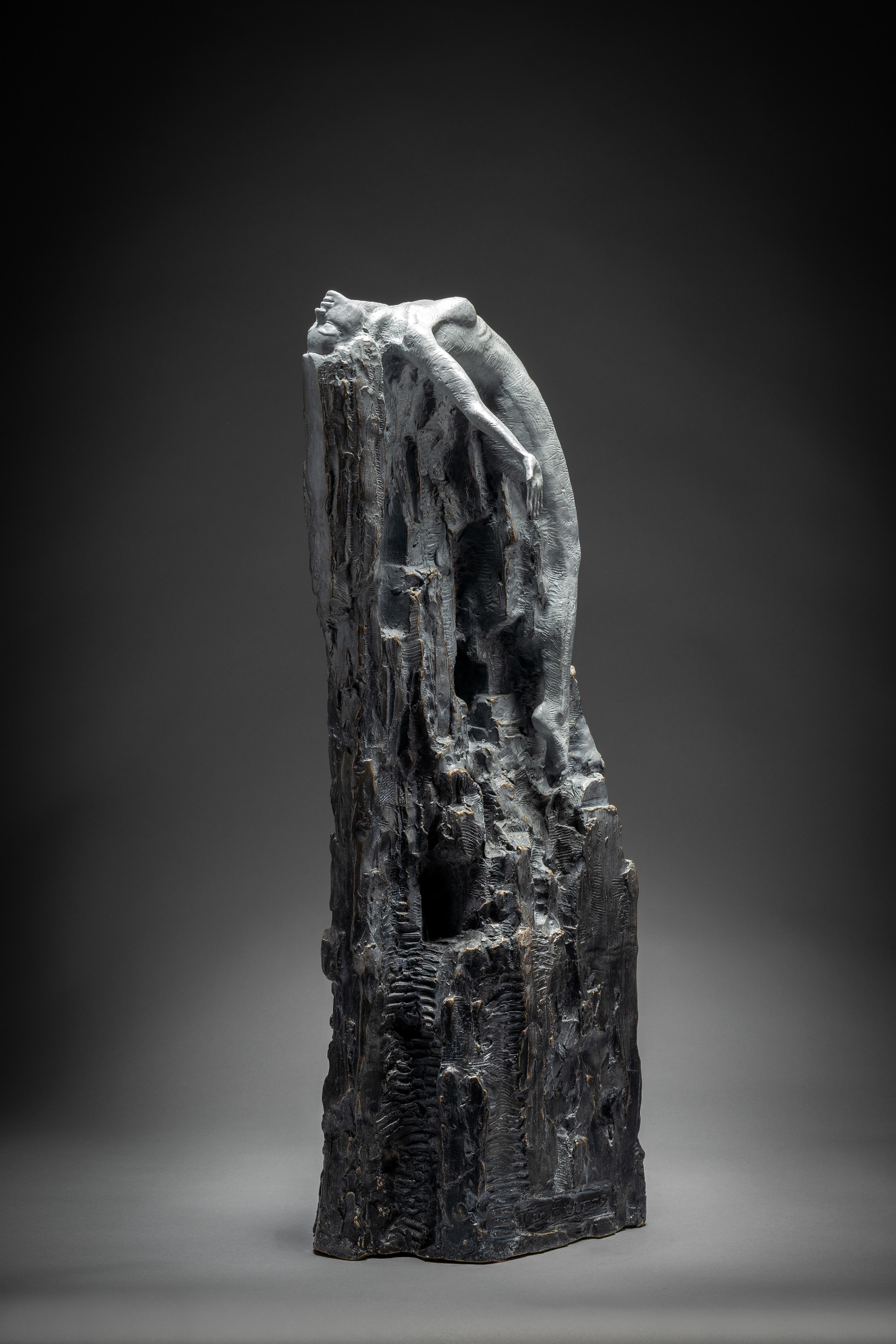 Ian Edwards  The Emergence - Bronzo con patina in vendita 1