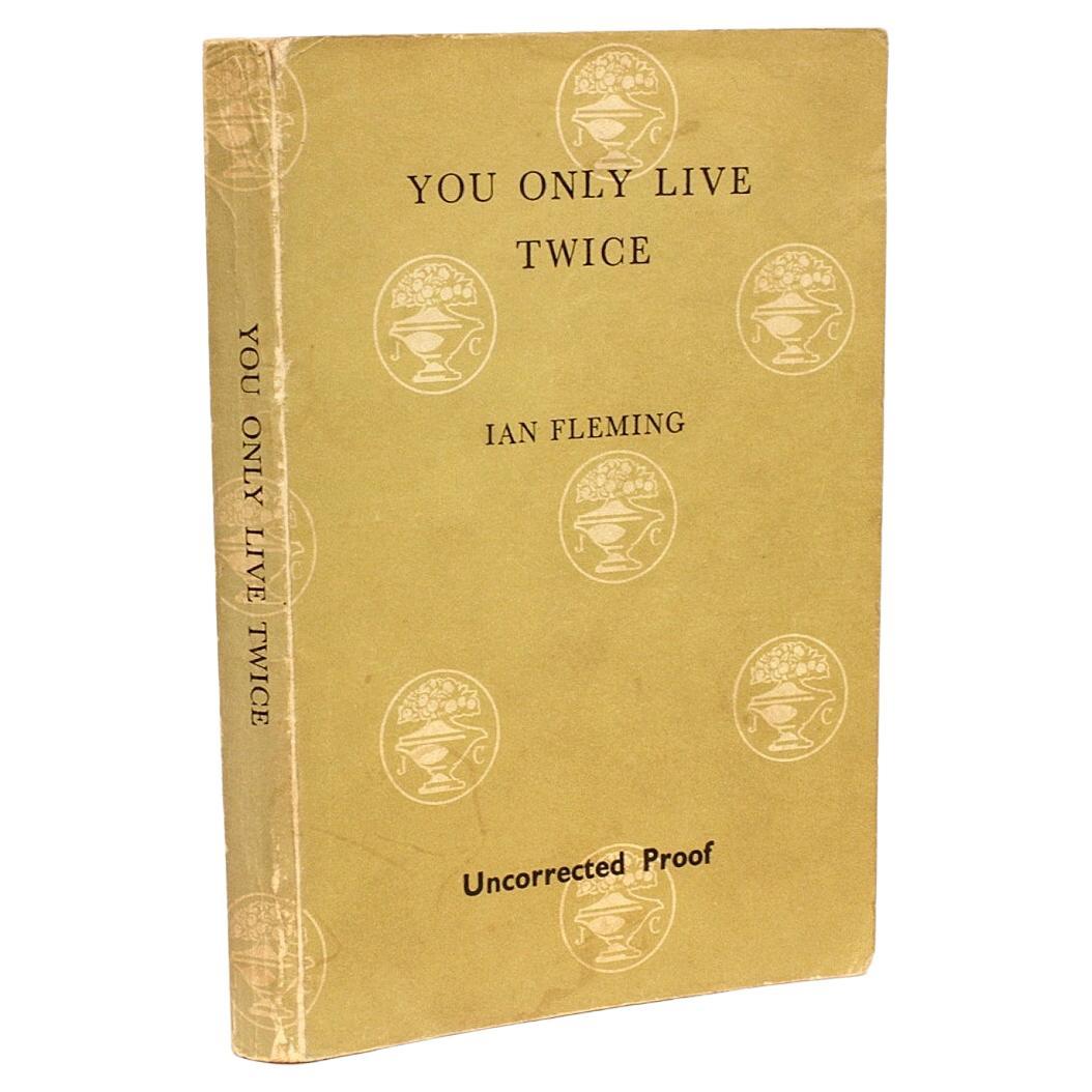 Ian Fleming, « You Only Live Twice », 1ère édition, première impression, copie non corrigée, 1964