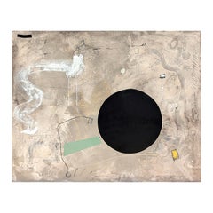 "Broken Bough" Contemporary Neutral Gestural Abstract Expressionist Painting