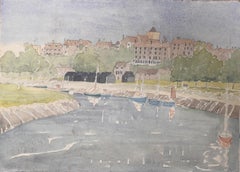 Fein detaillierte britische Aquarell-Topographie von Rye, Sussex, Sussex