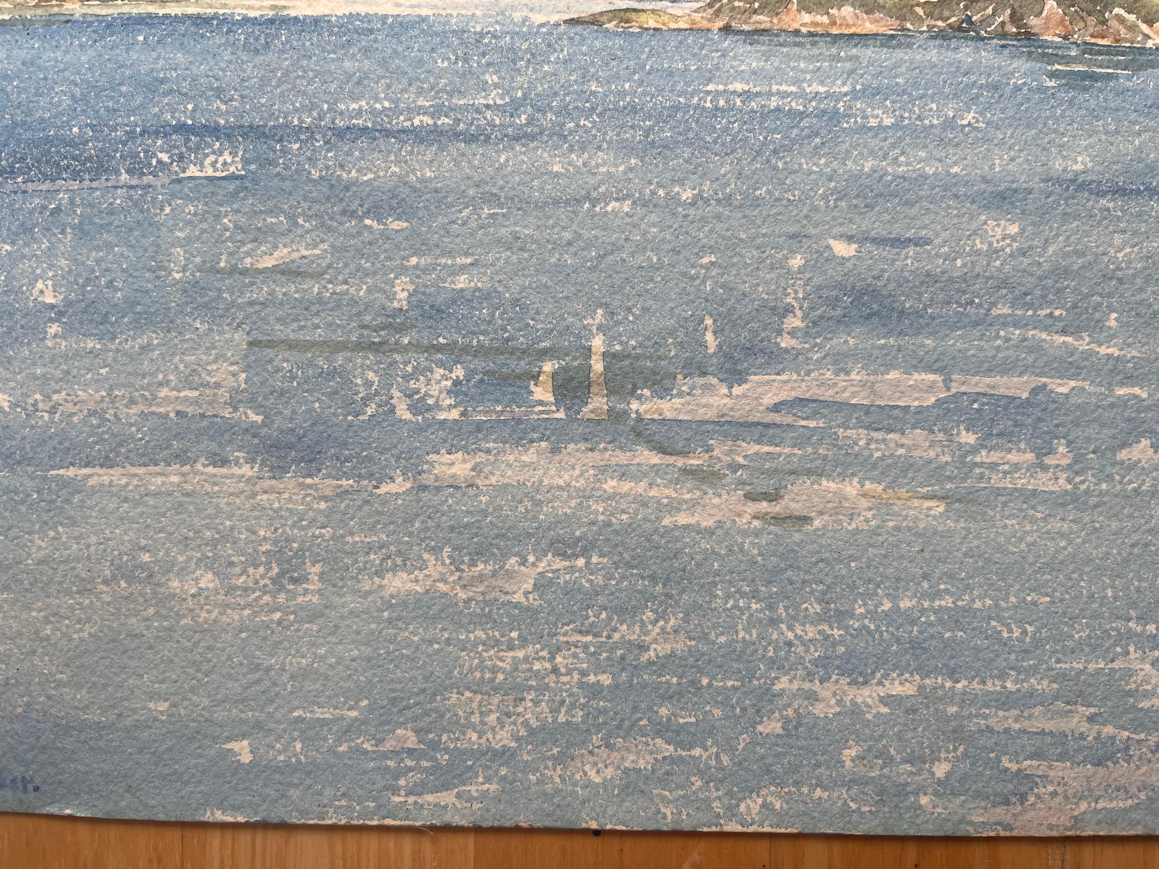 Técnica: Acuarela sobre papel, sin enmarcar
Tamaño: 10 pulgadas (alto) x 14 pulgadas (ancho)
Firmado: Sí
Estado de conservación: Muy buen estado
Procedencia: Colección privada

Descripción:
Esta hermosa acuarela de Ian G. Walker capta el