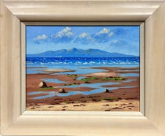 The Outer Hebrides Superb Scottish Oil Painting, Beach & Coastal Seascape