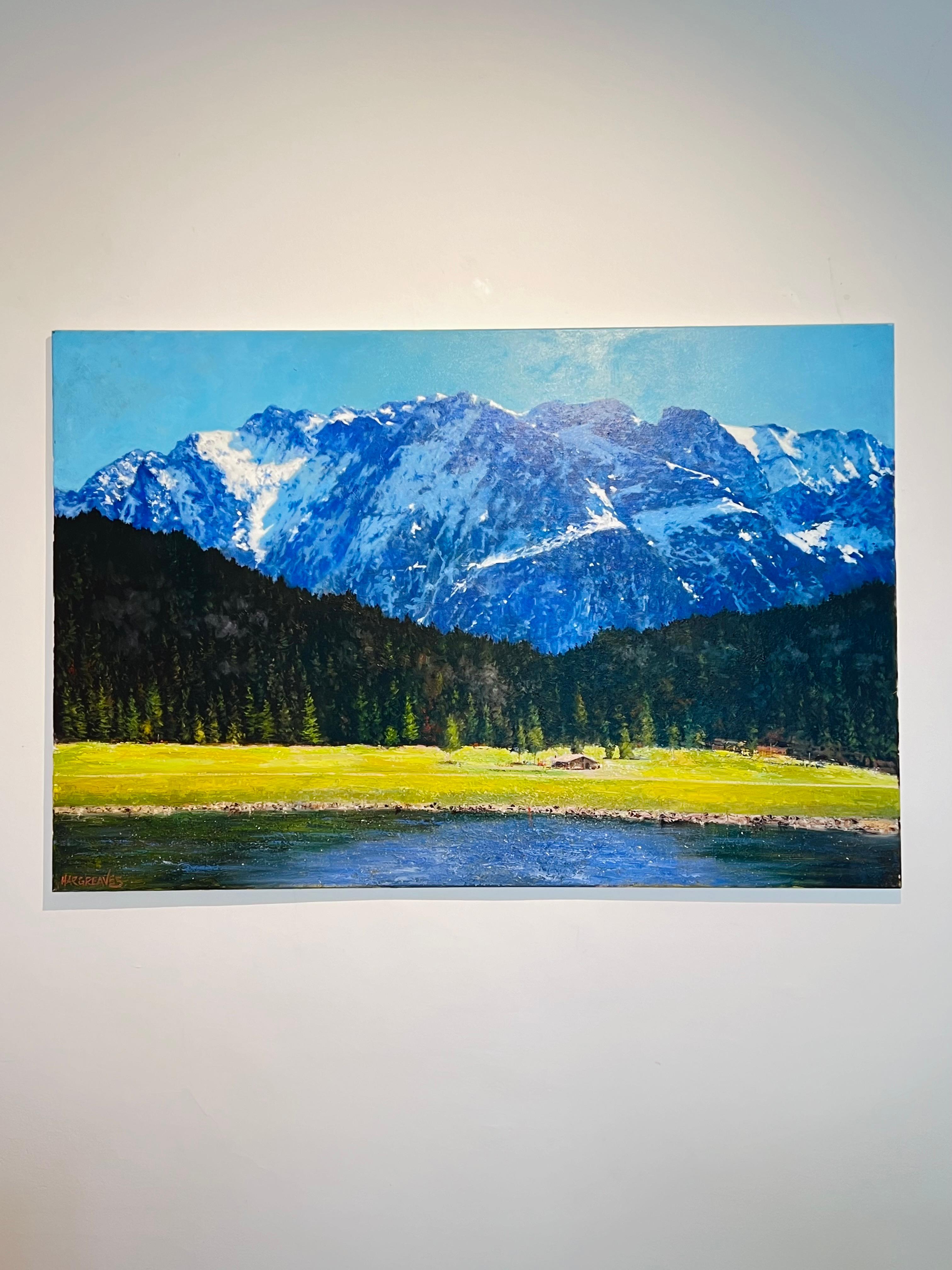 Promise of Spring -original impressionist seascape oil painting-modern Art - Painting by Ian Hargreaves
