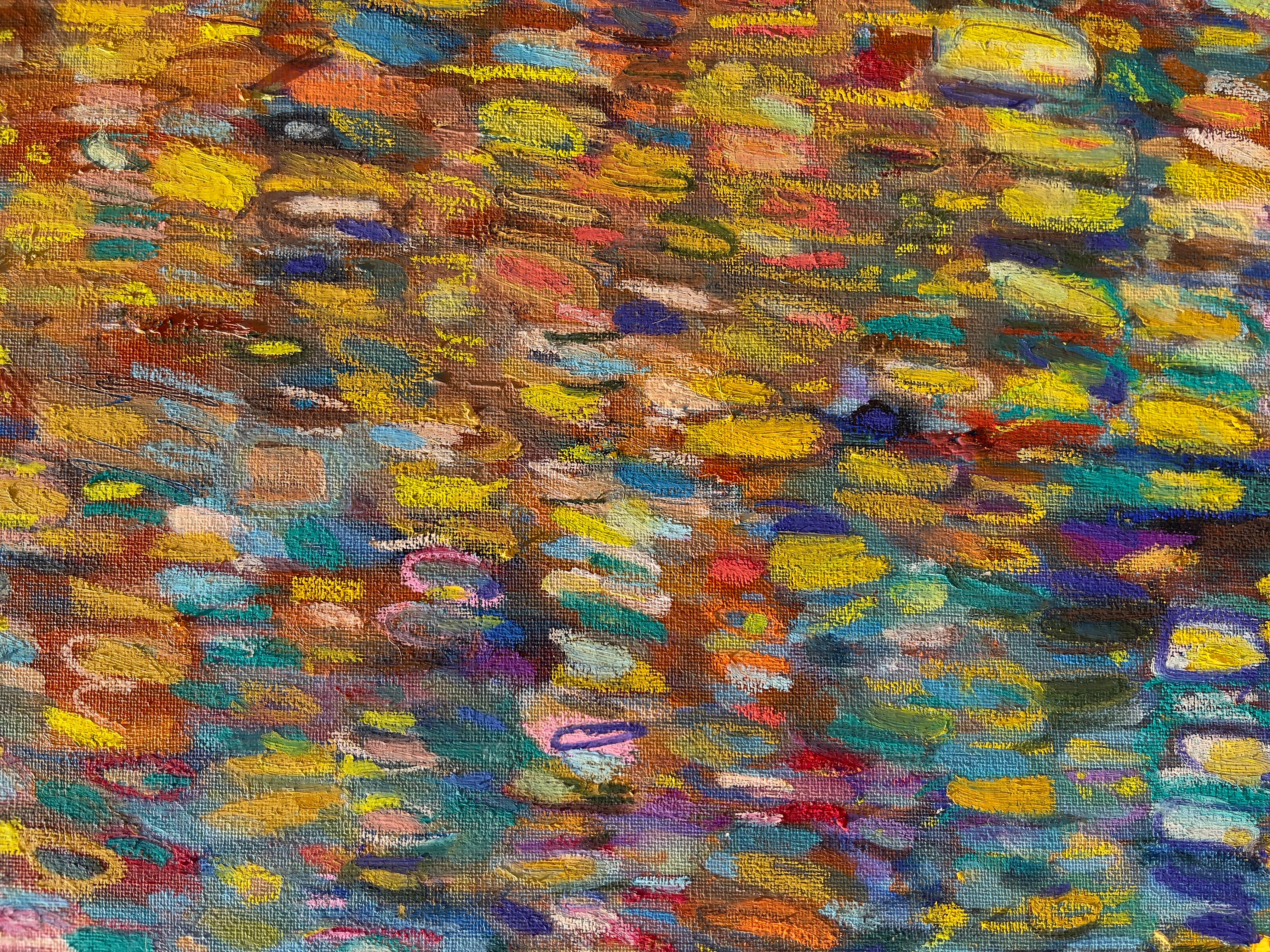 Golden Hour, Abstract Painting For Sale 1