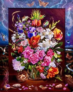 Flower Piece with Storm, Ian Hornak