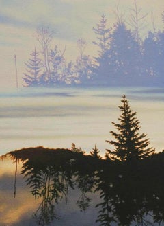 La finestra di Friedrich: Variazione IV (Acqua e nebbia) 1981, Ian Hornak - Pittura