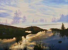 Vintage Friedrich‘s Window: Variation IV (Water and Mist) 1981, Ian Hornak — Painting