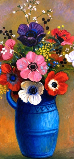 Ian Hornak, Flores a la manera de Redon nº 7: Anémonas, 1998