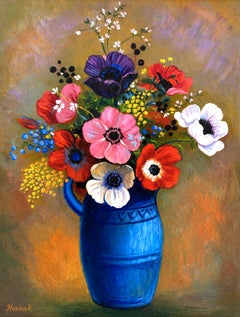 Ian Hornak, Flores a la manera de Redon nº 7: Anémonas, 1998