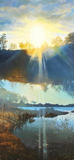 Ian Hornak, Georgica Pond at Sunset, East Hampton, 1973