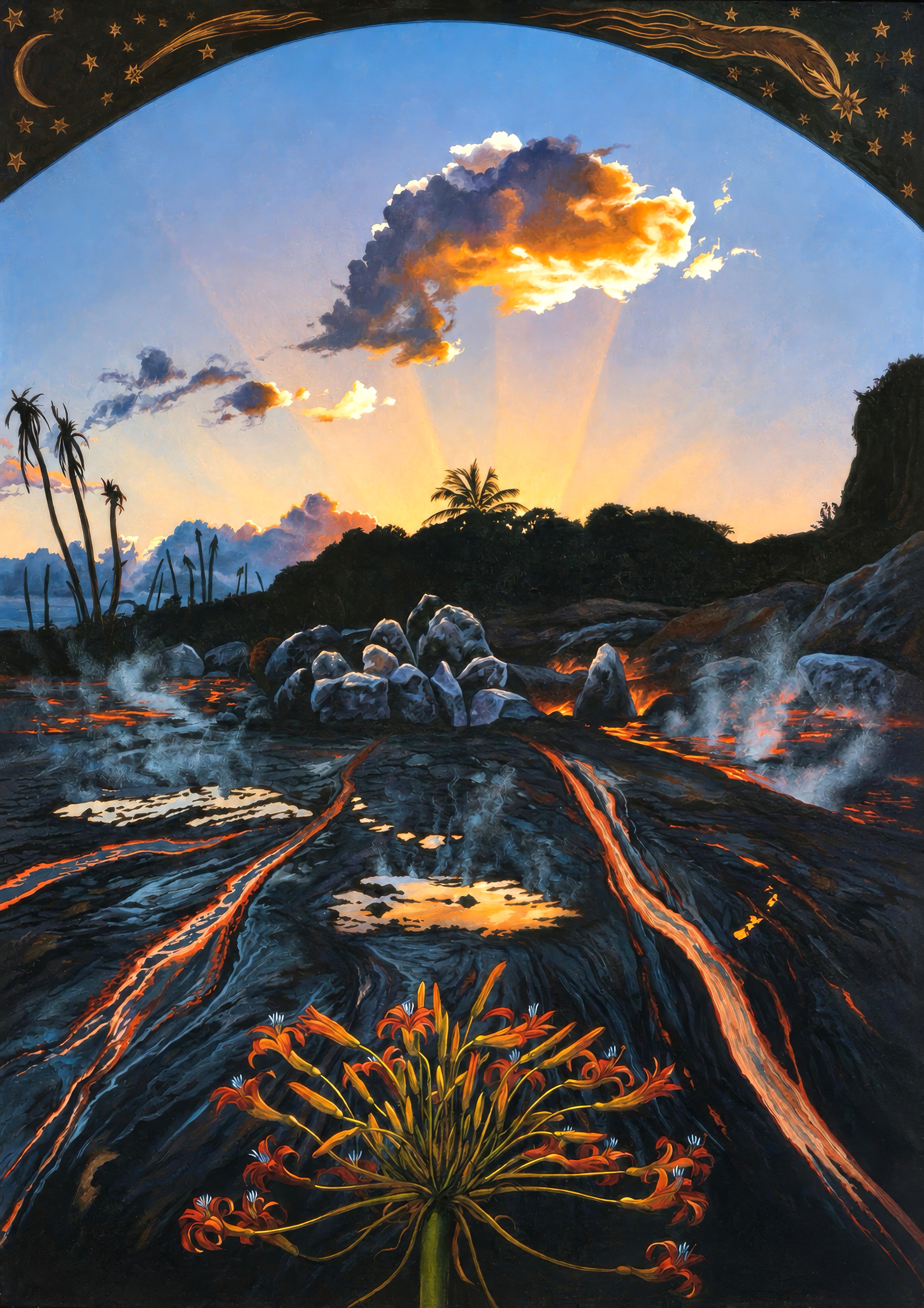Ian Hornak, Primeval Landscape, 1985