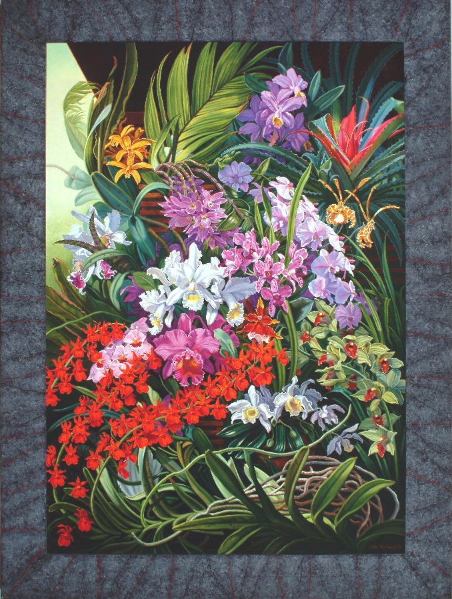 Ian Hornak Still-Life Painting - In the Conservatory