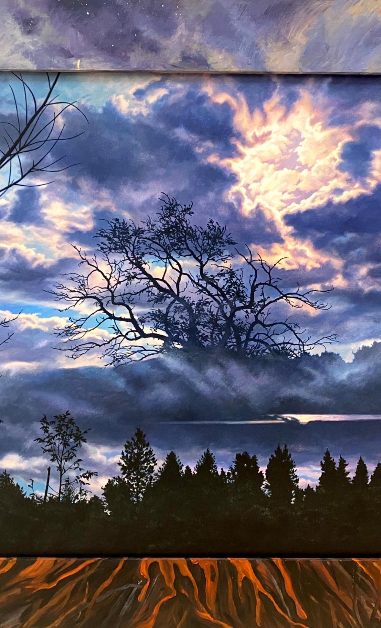 Ultima canzone: Beim Schlafengehen-Going to Sleep (omaggio a Richard Strauss) - Painting Fotorealista di Ian Hornak