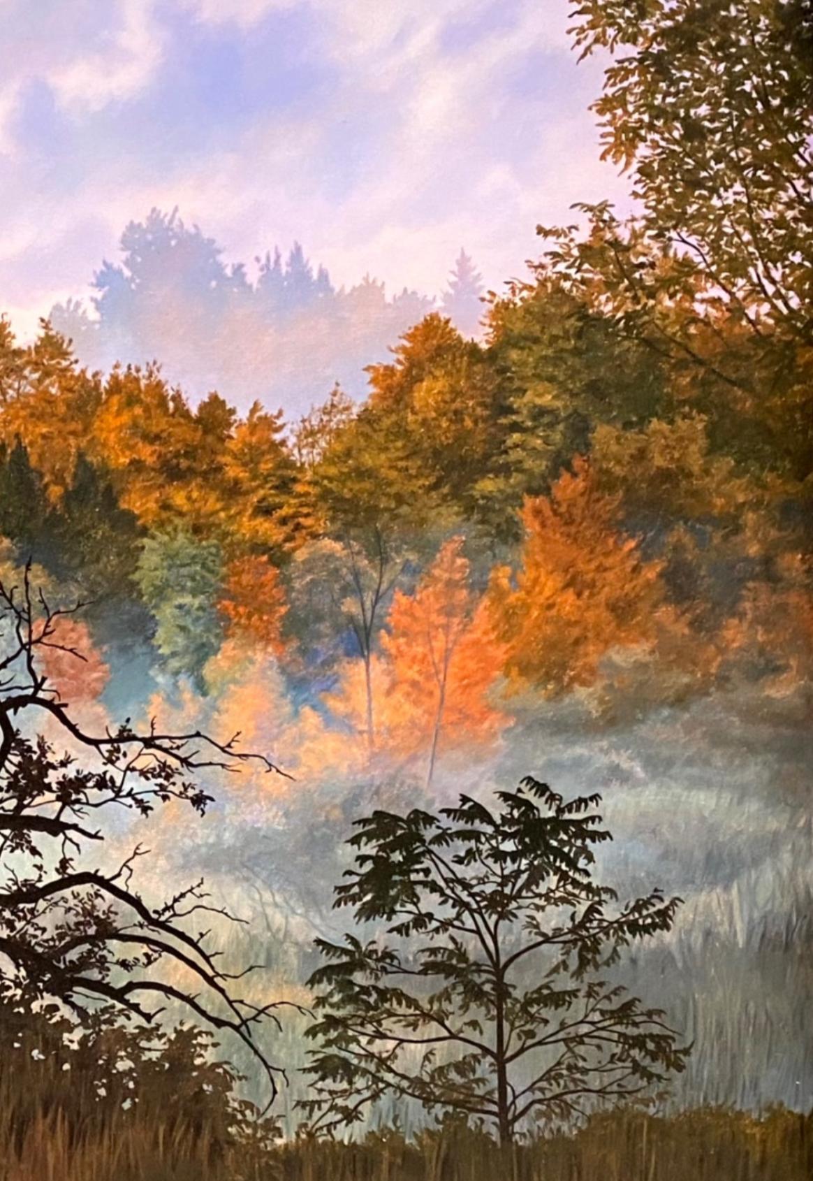 Letztes Lied: Im Abendrot-In Abendglut (Hommage an Richard Strauss) – Painting von Ian Hornak