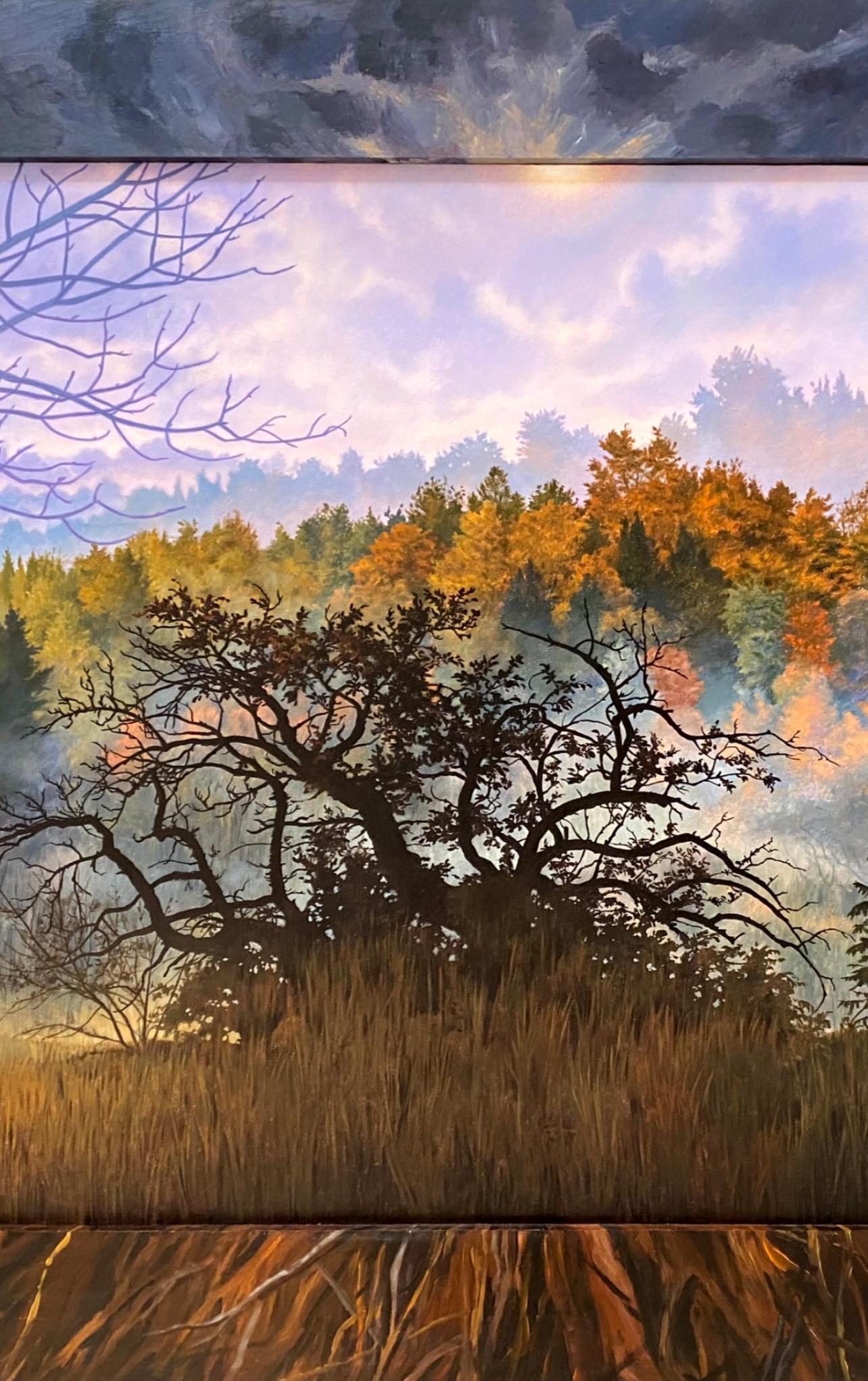 Letztes Lied: Im Abendrot-In Abendglut (Hommage an Richard Strauss) (Fotorealismus), Painting, von Ian Hornak