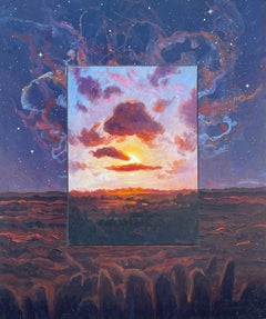 Light from the Past, 1st version, 1985, Ian Hornak — Painting
