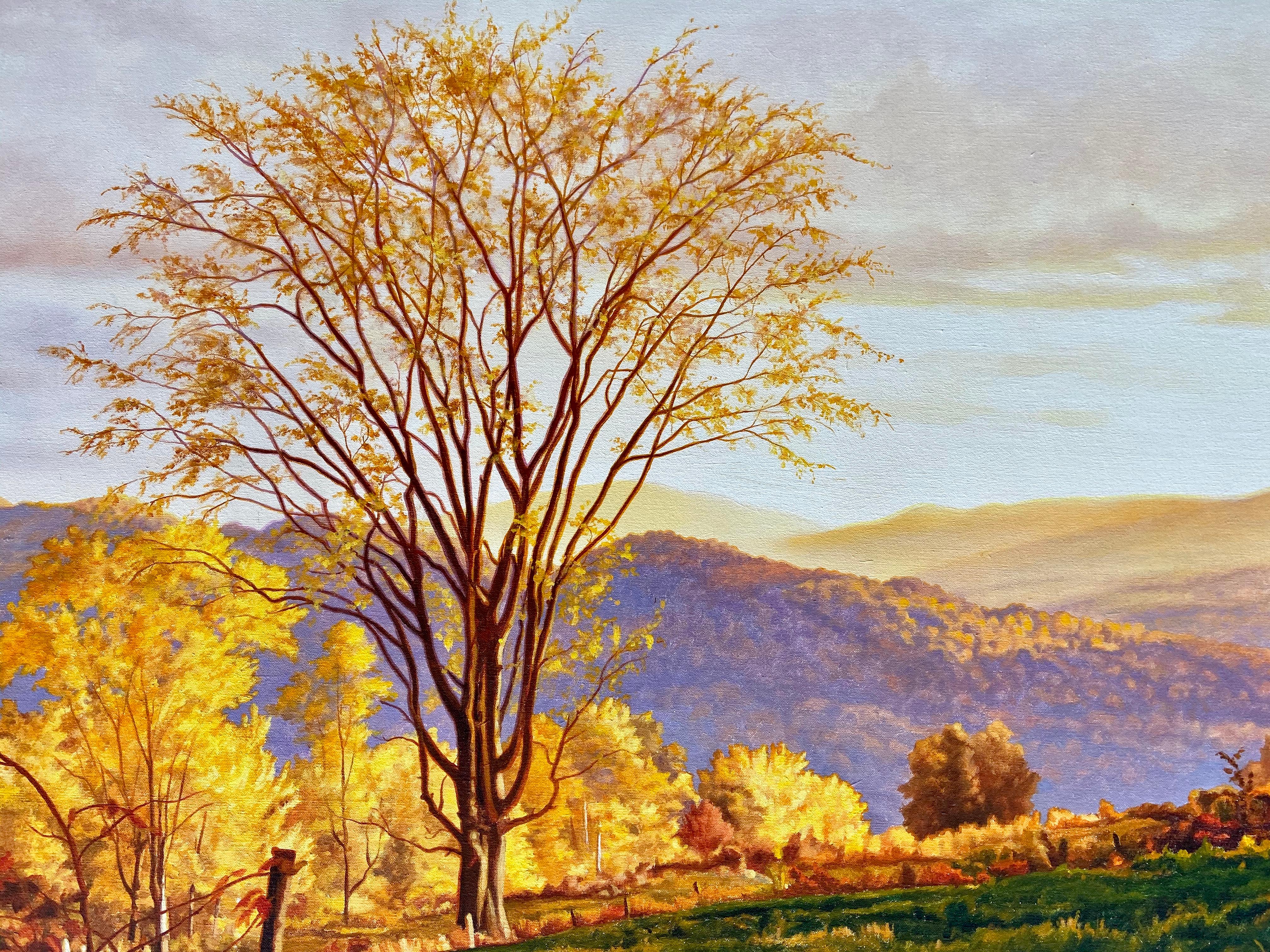 Marcia’s Meadow (Vermont) - Painting by Ian Hornak