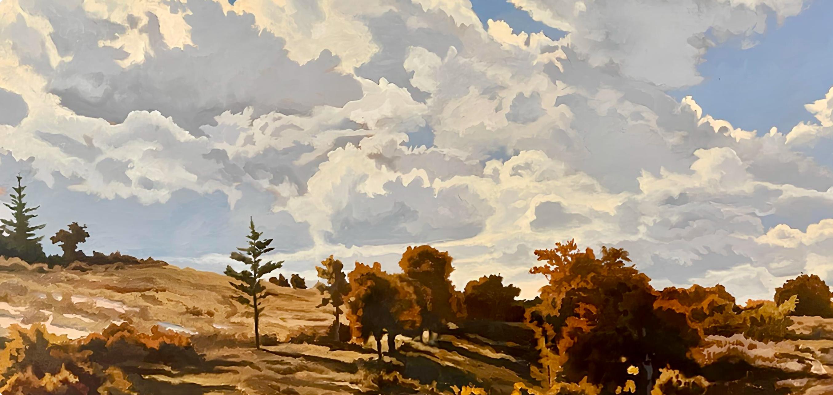 Pastoral Landscape, Ian Hornak - Painting For Sale 2