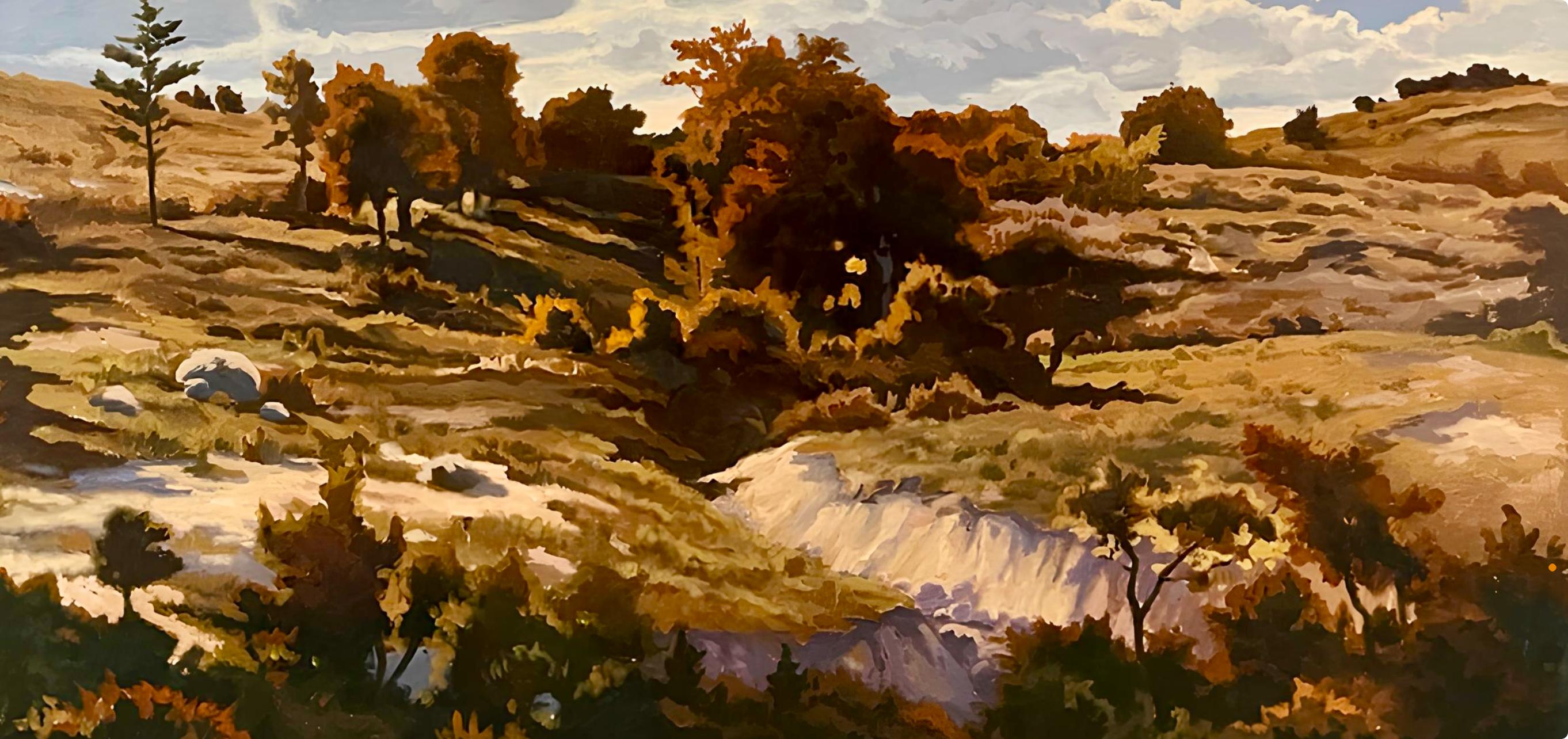 Pastoral Landscape, Ian Hornak - Painting For Sale 4