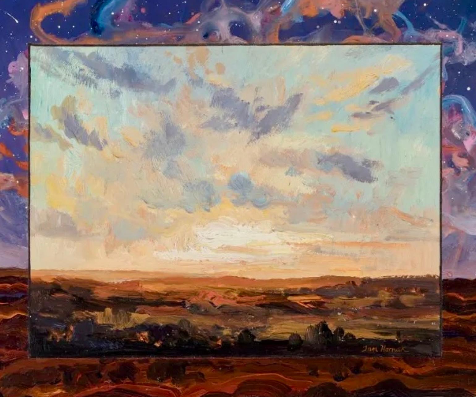 Primeval Landscape, 1985, Ian Hornak — Painting For Sale 1