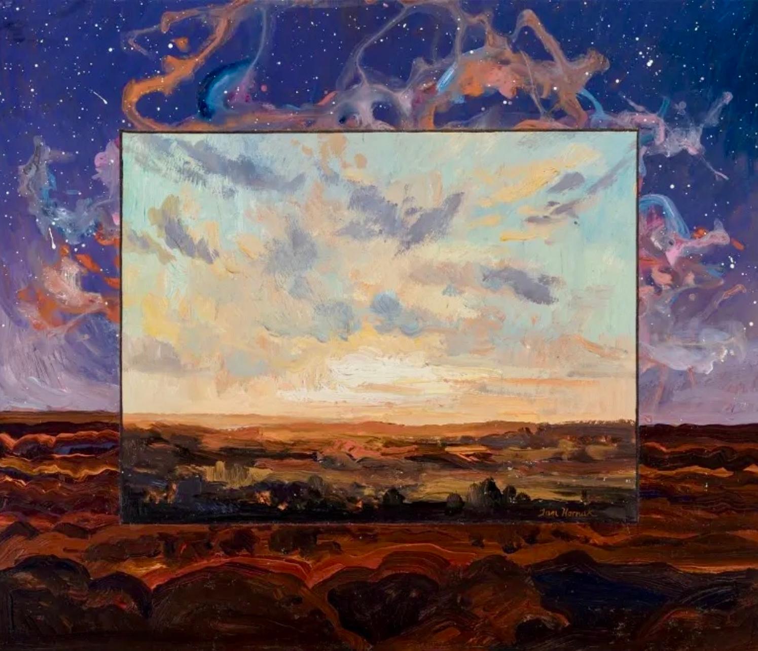 Primeval Landscape, 1985, Ian Hornak — Painting