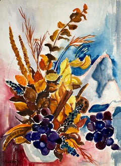 Untitled (Abstract Still Life with Flowers and Fruit)