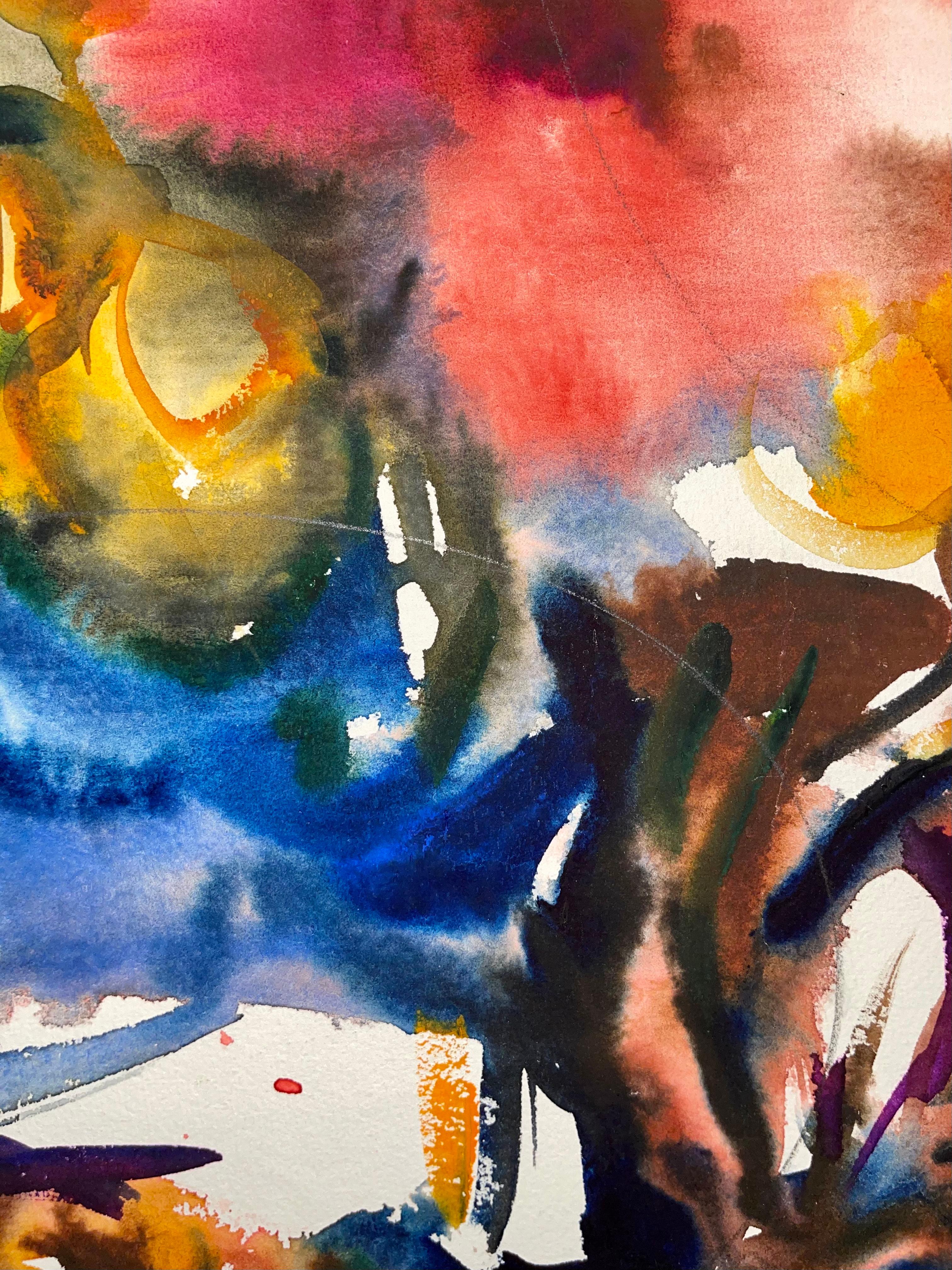 Senza titolo (Natura morta astratta con fiori e frutta), Ian Hornak in vendita 6