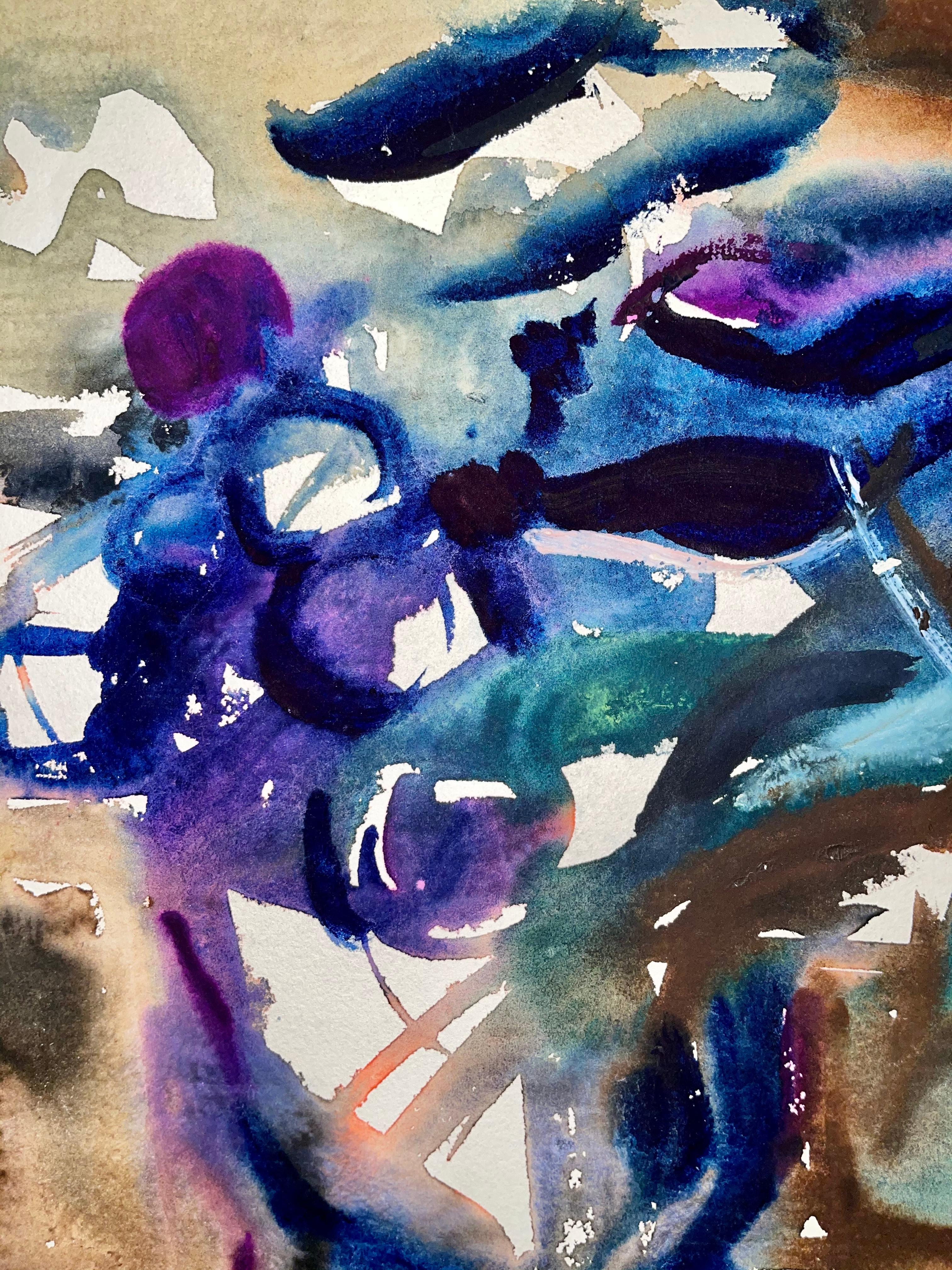 Sin título (Naturaleza muerta abstracta con flores y fruta), Ian Hornak en venta 6