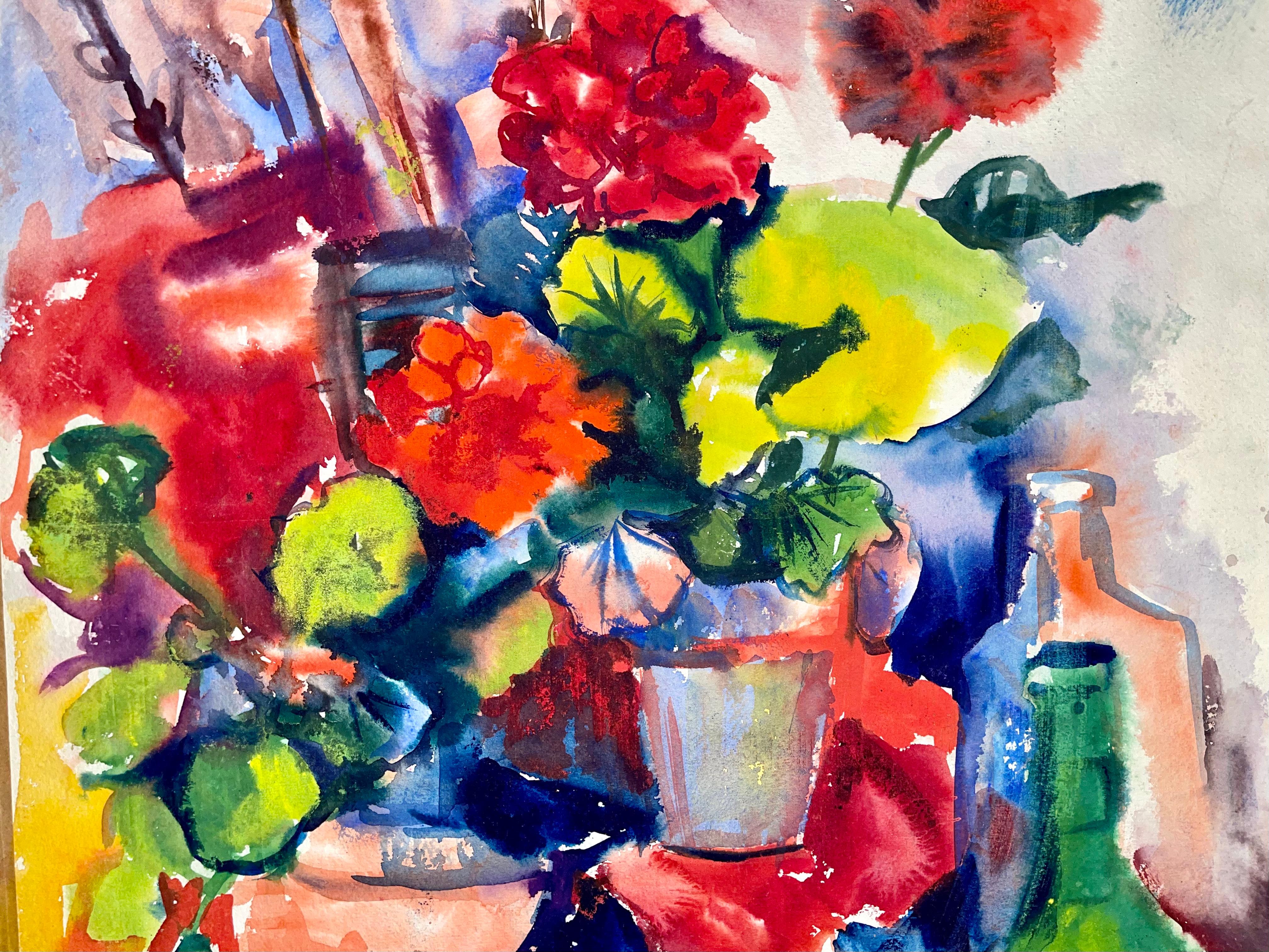abstract still life flowers