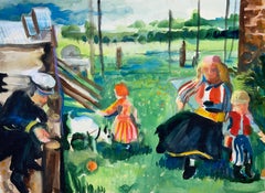 Sans titre (Figures néo-impressionnistes dans le paysage)