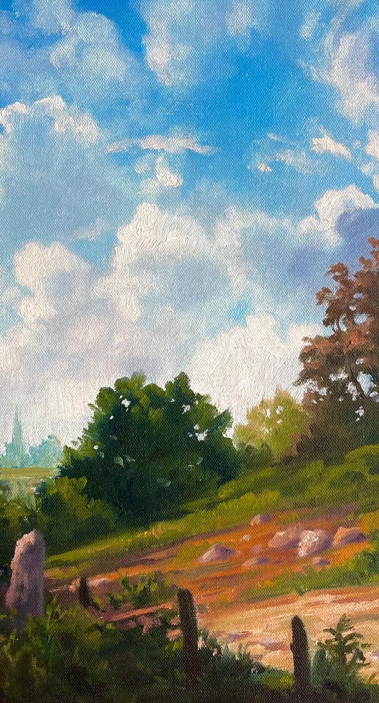Sin título (Paisaje pastoral escocés), hacia 1982, Ian Hornak - Pintura en venta 1