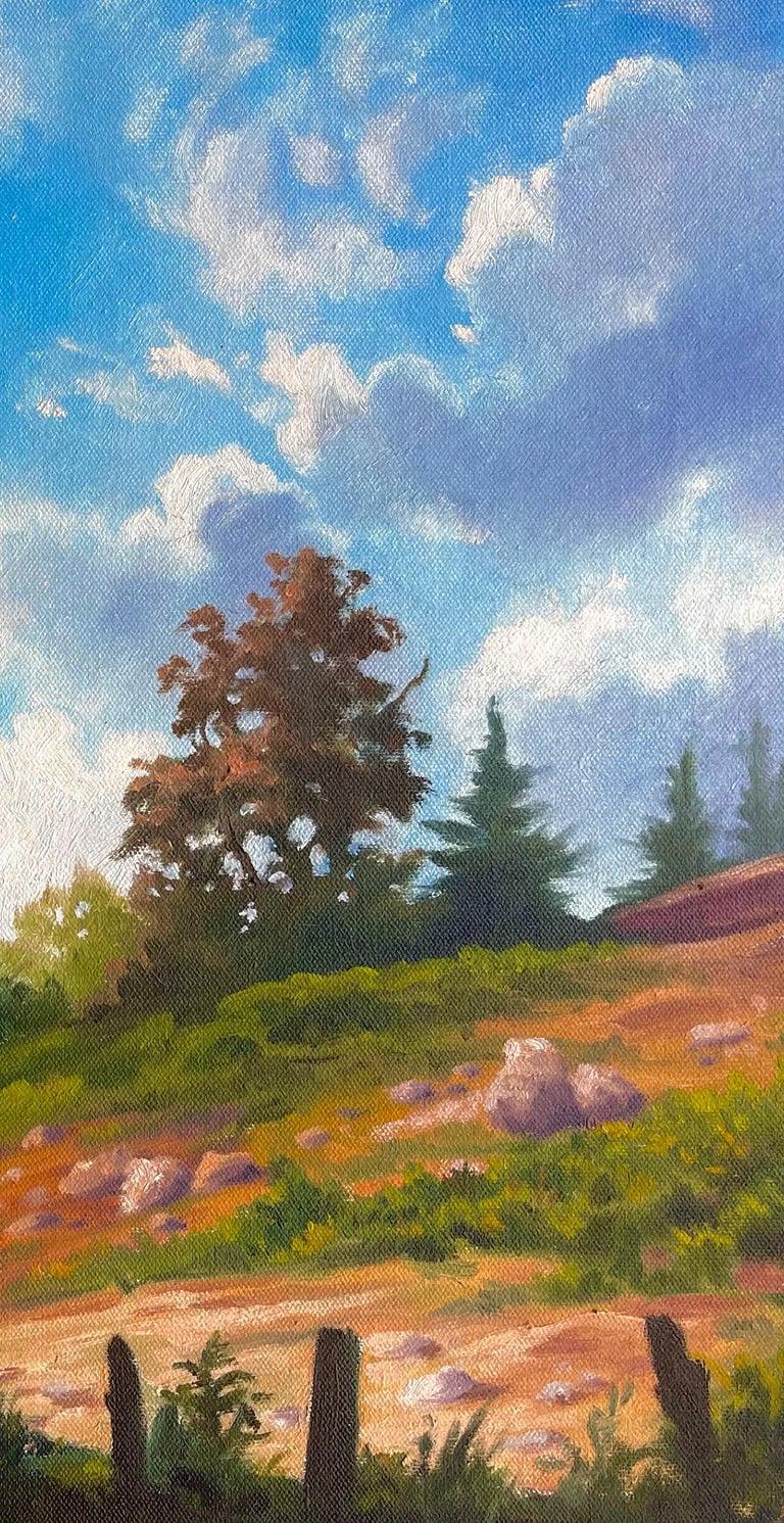 Sin título (Paisaje pastoral escocés), hacia 1982, Ian Hornak - Pintura en venta 2
