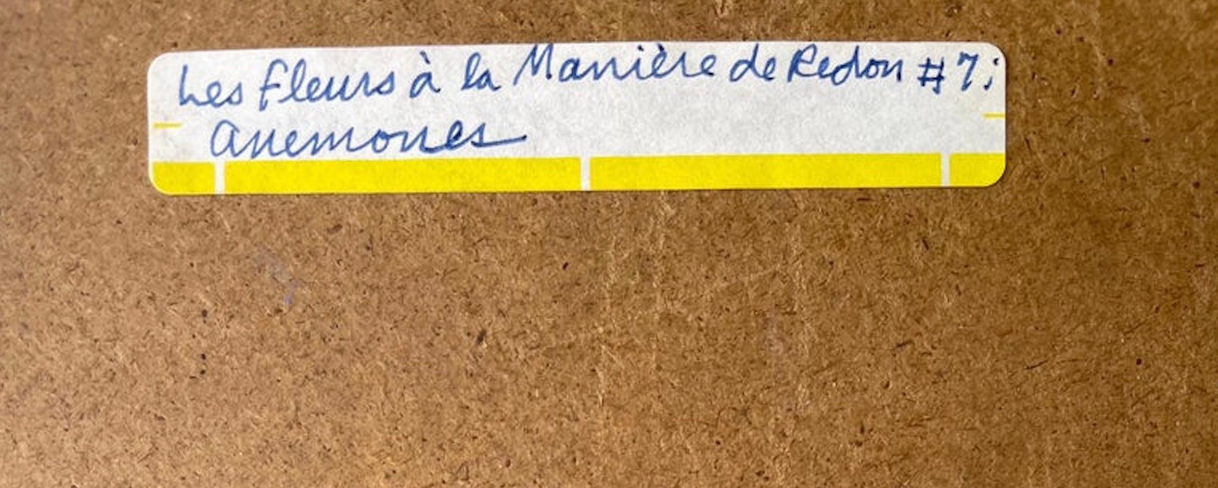 Les Fleurs à la Manière de Redon #7: Anémonas, hacia 1998, Ian Hornak - Pintura en venta 4
