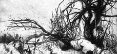 Ian Hornak, Fallen Tree in Winter, Circa 1965