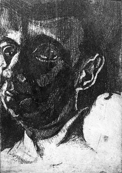 Ian Hornak, „Kopf eines jungen Mannes im Schatten“, CIRCA 1963