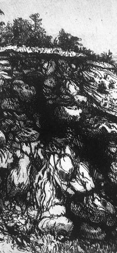 Ian Hornak, Rocky Embankment, Circa 1965