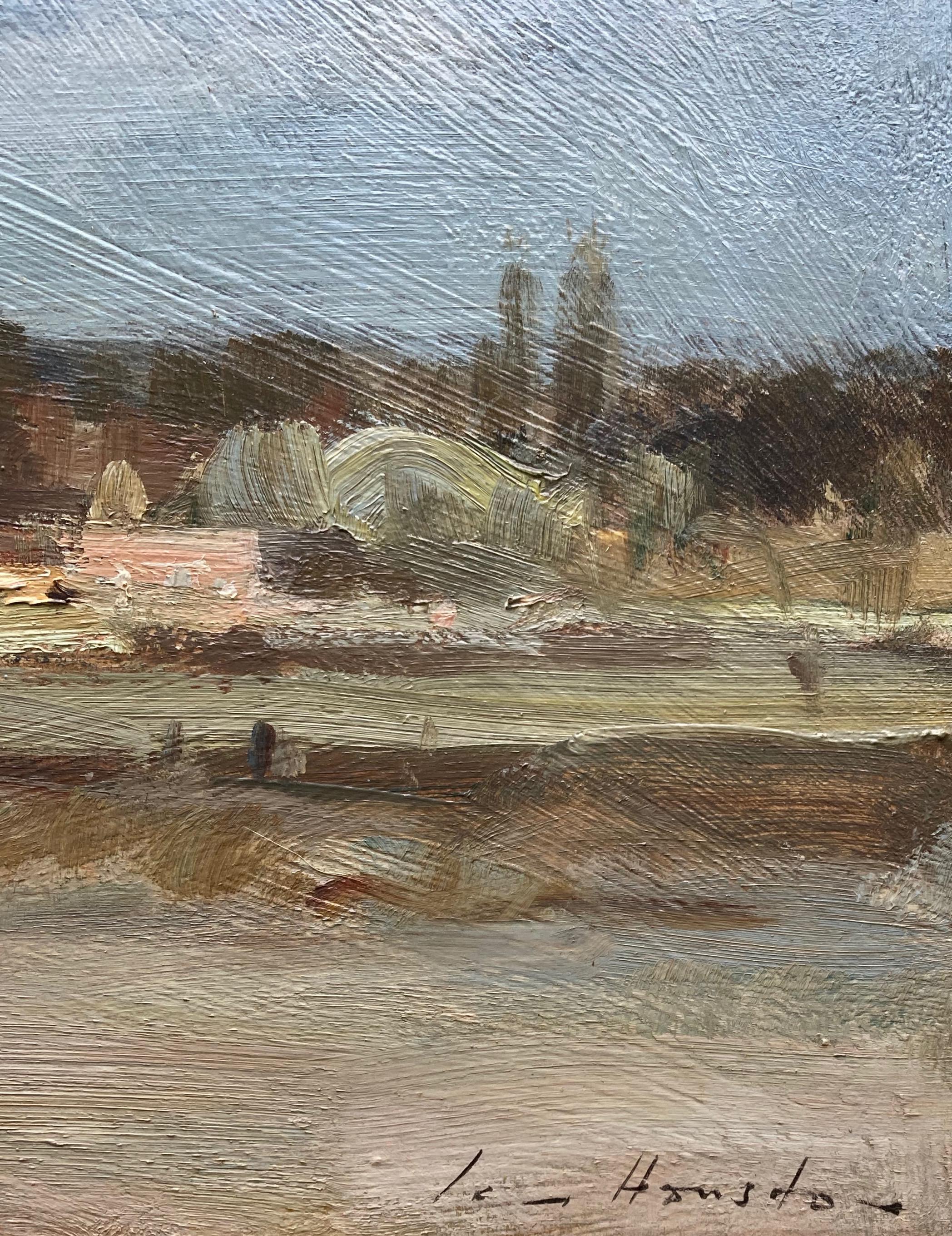 Ian Houston, vue impressionniste d'un paysage du Norfolk 6