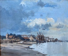 Ian Houston, impressionistische Ansicht von Segelbargen Maldon