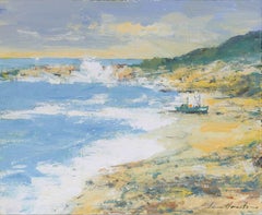 'Wind and Sunlight on a Lonely Beach' by British artist Ian Houston