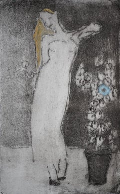 "Party Girl" Contemporary limited edition etching