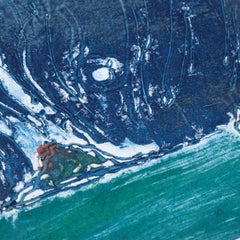 Signed Abstract Etching of a Seascape