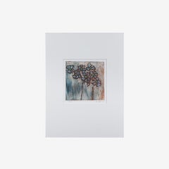 Signed Etching of Flowers