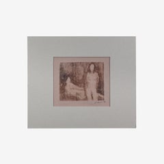 Signed Etching of Two Nude Women