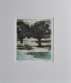 Waiting Chair      Zeitgenössische Radierung in limitierter Auflage