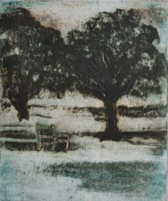 Waiting Chair      Contemporary limited edition etching