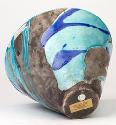 Ian & Maggie Kinnear Oathlaw Pottery Scottish Studio Pottery Glazed Raku Bowl