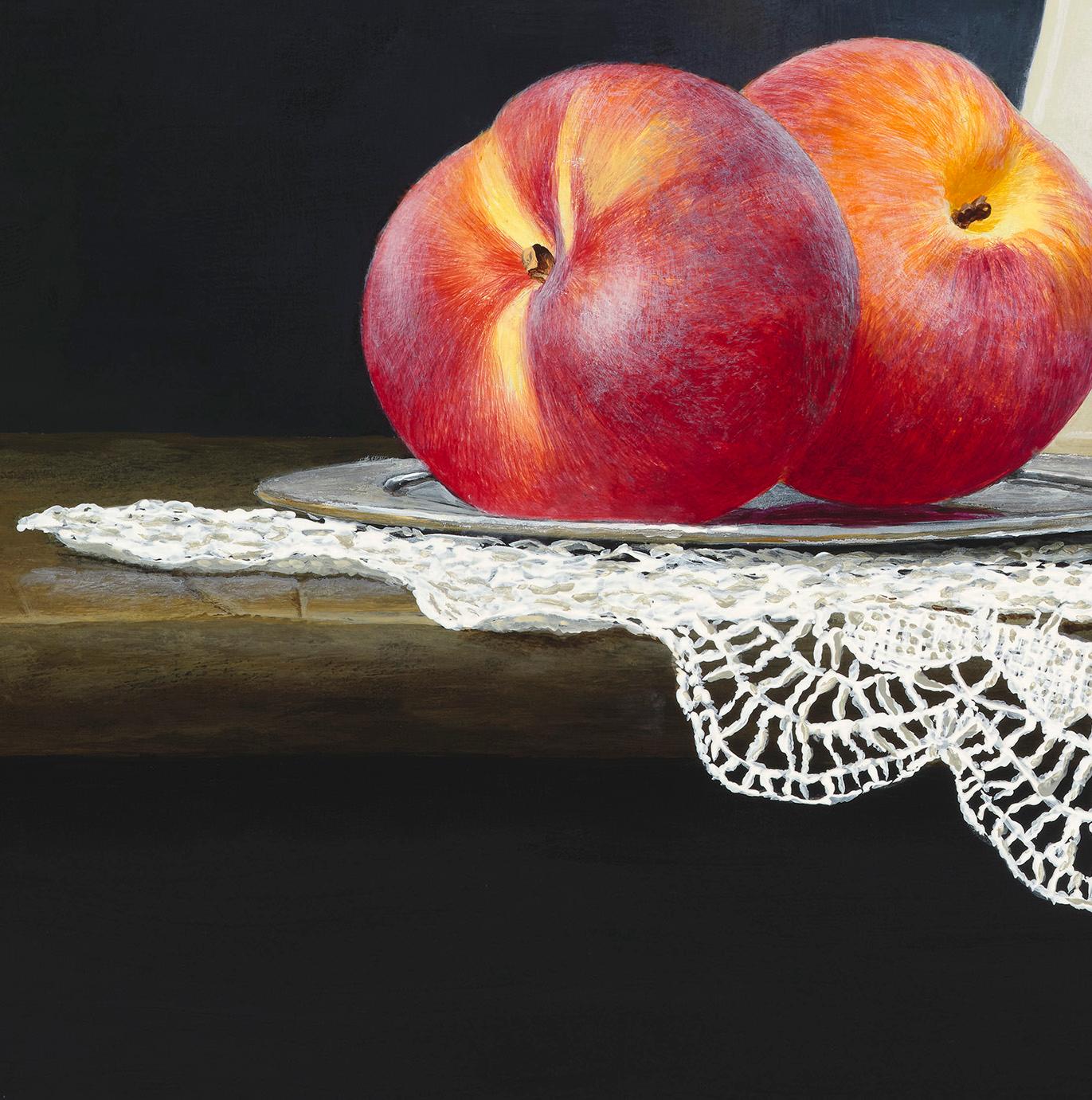 Peaches & Cream - Painting by Ian Mastin