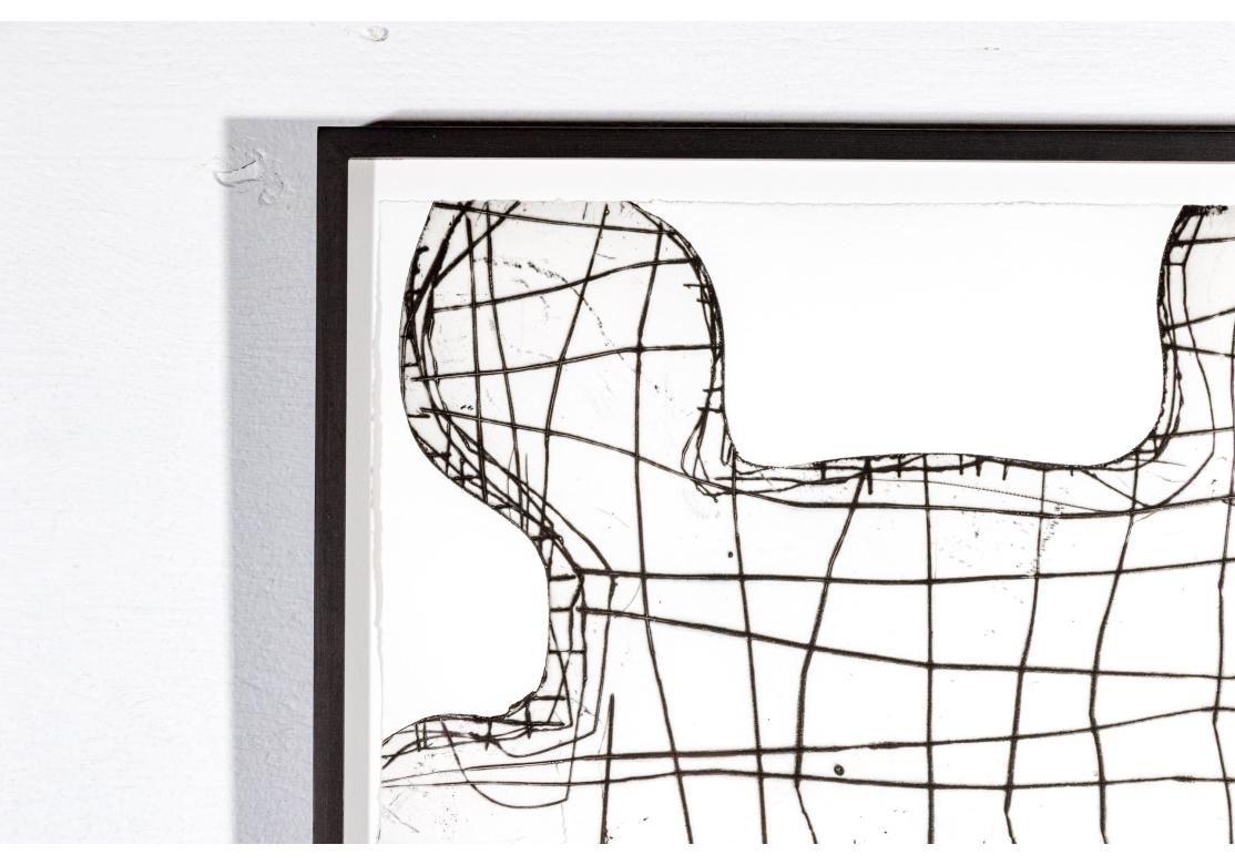 Ian McKeever (Brite, B. 1946) Farbradierung J im Angebot 1