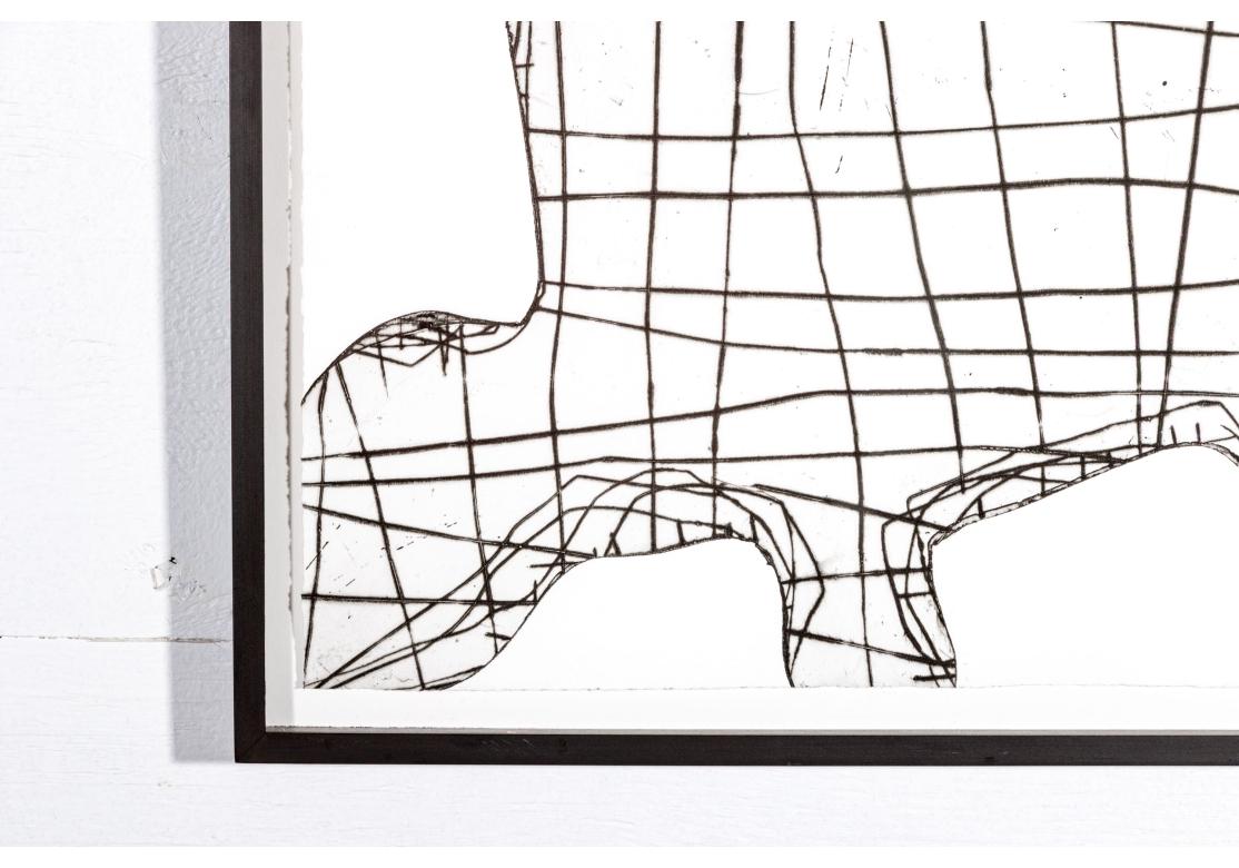 Ian McKeever (Brite, B. 1946) Farbradierung J im Angebot 2