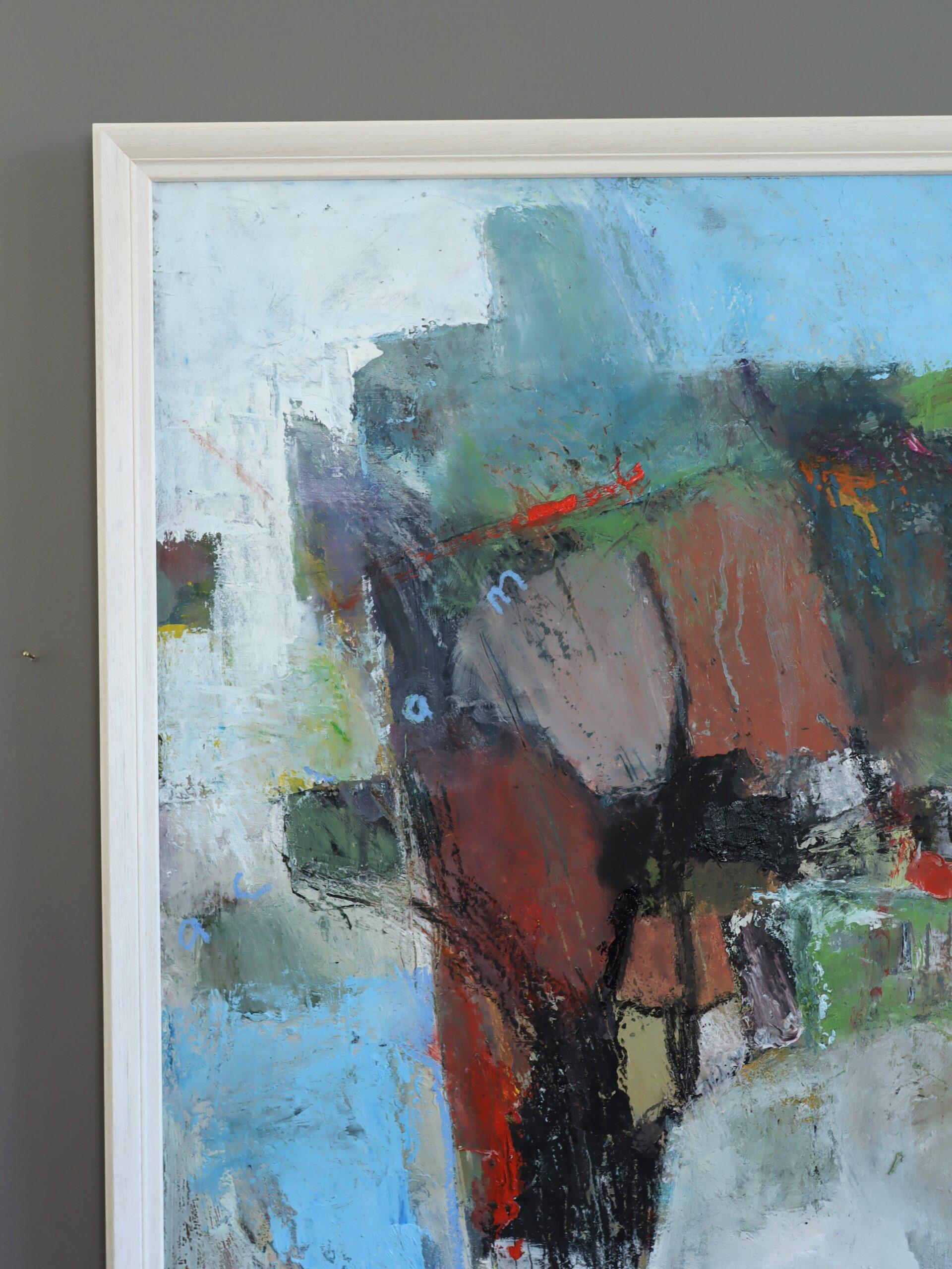 LITTORAL SUD
Taille :  65,5 x 65,5 cm (cadre compris)
Huile sur carton

Un paysage abstrait très atmosphérique et expressif, exécuté à l'huile sur panneau par l'artiste britannique contemporain Ian Mood.

Il capture l'essence émotionnelle d'un